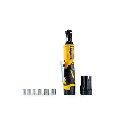 Maf Pro 3/8" (9.5mm) 12V Cordless Ratchet Wrench With Battery, Charger & Socket Set, Max. Torque 120 Nm (MCRW1021)