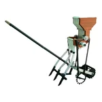 Manual Adjustable Seed Drill, Three Rows, Hopper Capacity 10 Kgs