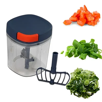 Manual Fruit and Vegetable Chopper With 6 Blades