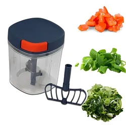 Manual Fruit and Vegetable Chopper With 6 Blades
