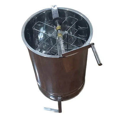 Stainless Steel 6 Kg Manual Honey Extractor 4 Frames