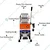 Smart Pack Manual SS Body Cup Sealer for Sealing Plastic Glass and Containers