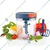 Manual Fruit and Vegetable Chopper With 6 Blades