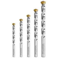 Wadfow 4mm-10mm 5 Pcs Masonry Drill Bit Set (WMJ2K01) - Pack Of 2