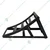Titan Heavy Duty Mild Steel Black Wheel Chock With 6 Months Warranty