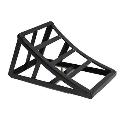 Titan Heavy Duty Mild Steel Black Wheel Chock With 6 Months Warranty