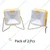 Mini Solar Light Set, 0.5W Bright LED,Compact & Powerful for On-The-Go Adventures (Pack of 2)