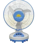 Mitva MF-775C, 12 inch Rechargeable Table Fan with a Charger