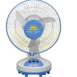 Mitva MF-775C, 12 inch Rechargeable Table Fan with a Charger