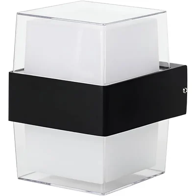 GIGAWATTS 12W LED Cube Shaped Wall Light Modern Mounted Corded Electric Matte Acrylic Lamp for House, Patio & Garden Small description