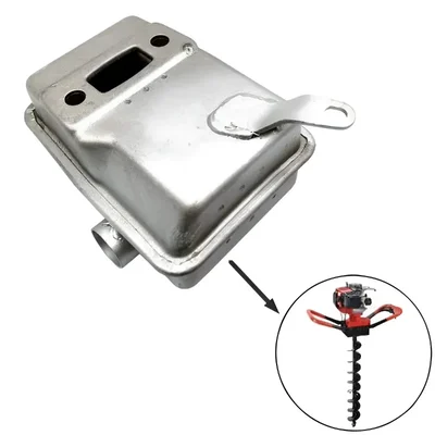 Heavy Quality Muffler Silencer for 63 / 68 CC (48F) Earth Auger Engine
