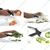 Multicolor Manual Fiber Vegetables Clever Cutter Chopper and Vegetables Cutter Slicer with Peeler (Combo)