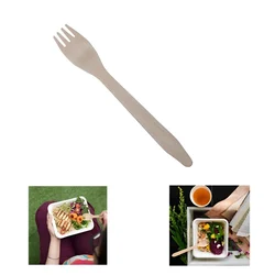 200 Pcs, Disposable Wooden Fork for Indoor and Outdoor Events