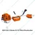 NCH 520 2 Stroke 52 CC Sidepack Petrol Brushcutter for Cutting Dense Undergrowth and Unwanted Weeds, Pruning Trees