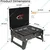 NE GRILLS Charcoal Barbeque Grill With Wooden handle Skewers and Grill Tools