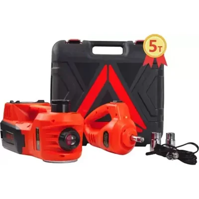 HARTLEY 5 Ton Hydraulic Car Jack, Electric Wrench For Emergency Tire Change With 6 Month Manufacturing Warranty 