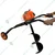 Natraj 2 Stroke 63 CC Petrol Engine Trolley Earth Auger Machine With 12 Inch Drill Bit, AS-630