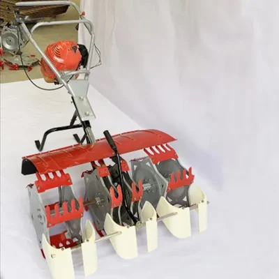 Neptune NC 72 P 63 cc 2 Stroke Petrol Engine 3 Row Paddy Weeder for Agricultural Paddy Field