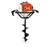 Neptune AG-63S, 63-cc Earth Auger / Post hole digger with 10 inch Auger Bit