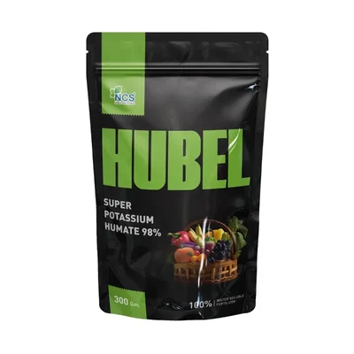 Nobel Crop Science HUBEL (Humic Acid 98%) 300 gm Super Potassium Humate(Quantity-1 packet)