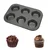 Pack of 2 Premium Quality Non-Stick 6 Slot Cup Cake Baking Mold