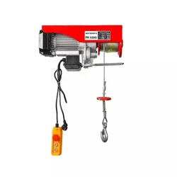 Nutronics PA 1000 Mini Electric Hoist, 2000 W Copper Winding Motor With 8 mm & 30 m Wire Rope