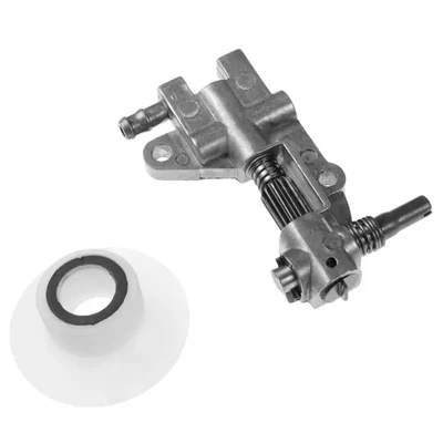 Oil Pump with Gear Worm for Chain Oiling Suitable for 2 Stroke 58 CC & 52 CC Chainsaws