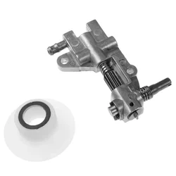 Oil Pump with Gear Worm for Chain Oiling Suitable for 2 Stroke 58 CC & 52 CC Chainsaws