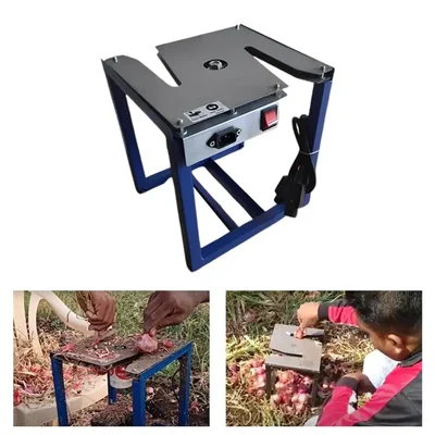 Premium Quality Onion & Garlic Leaf Cutting Machine, Without Battery