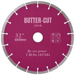 Oxi Power 32" Pink Silver-Brazed Diamond Blade for Granite, Heavy-Duty Fast-Cutting Stone Saw 2219