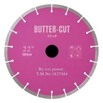 Oxi Power 22 Inch 50mm Silver Brazed Pink Diamond Saw Blade for Smooth Butter Cut Granite Stone Cutting 2216