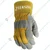 Ozswell Yellow & Grey Rigger Welding Leather Safety Gloves ( Size-M )