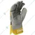 Ozswell Yellow & Grey Rigger Welding Leather Safety Gloves ( Size-M )