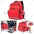 PAHAL Medical First Aid Kit Storage Bag (Nylon) For Medical Emergency, Home, Office, Travelling Car (Red Color)