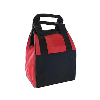 PAHAL Portable Tool Bag for Electrician, Plumber, Carpenter, Mechanic, Service Engineer (Red & Black)
