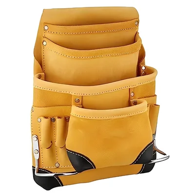 PAHAL Tool Belt Leather Apron with suspender for Men & Women (yellow)