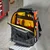 PAHAL Heavy Duty Fabric Tool Bag Back Pack for Electrician, Technician, Service Engineer (Yellow, Black)