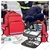 PAHAL Medical First Aid Kit Storage Bag (Nylon) For Medical Emergency, Home, Office, Travelling Car (Red Color)