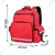 PAHAL Medical First Aid Kit Storage Bag (Nylon) For Medical Emergency, Home, Office, Travelling Car (Red Color)