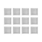 JS Designer Sand Blast Shape 60 mm Plastic Paver Block Mould (Pack Of 12)