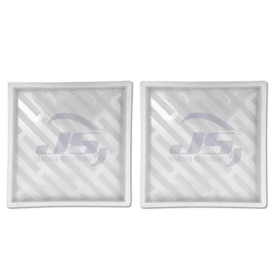 JS DESIGNER  Plastic RETI Chequered Tile Mould (12 x 12 Inch) (Pack Of 2)