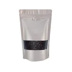 16 x 23cm 500 GM Matt Silver Color Ziplock Pouches with Transparent Window