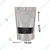16 x 23cm 500 GM Matt Silver Color Ziplock Pouches with Transparent Window(Pack-50 Pcs )
