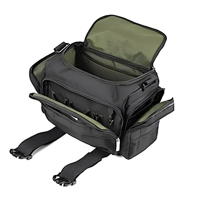 Pahal 18x7x11 inch Large Water Proof Nylon Tool Bag For Electrician And Technician (Black)