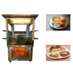 Commercial Pav Bhaji Counter 36x60x82 inches (91.44x152.4x208.28 cm), SS Body