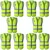 Payuh 130 GSM Pack of 10 Jumbo Reflective Safety Vest/Jacket With 2" Reflective Tape, 1 Pen Holder