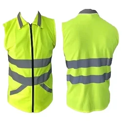Payuh Classic Reflective Safety Vest/Jacket With 2" Reflective Tape, 180 GSM, With Collar