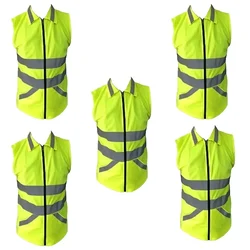 Payuh Classic Reflective Safety Vest/Jacket With 2" Reflective Tape, 180 GSM, With Collar(Pack-1 Pcs)