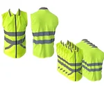 Payuh Classic Pack of 15 Reflective Safety Vest/Jacket With 2" Reflective Tape, 180 GSM, With Collar