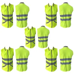 Payuh Classic Pack of 5 Reflective Safety Vest/Jacket With 2" Reflective Tape, 180 GSM, With Collar